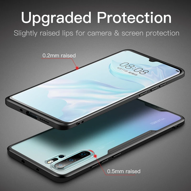 Msvii Роскошный чехол для Huawei P30 P20 Прозрачный Pro силиконовый защита экрана|Бамперы| |