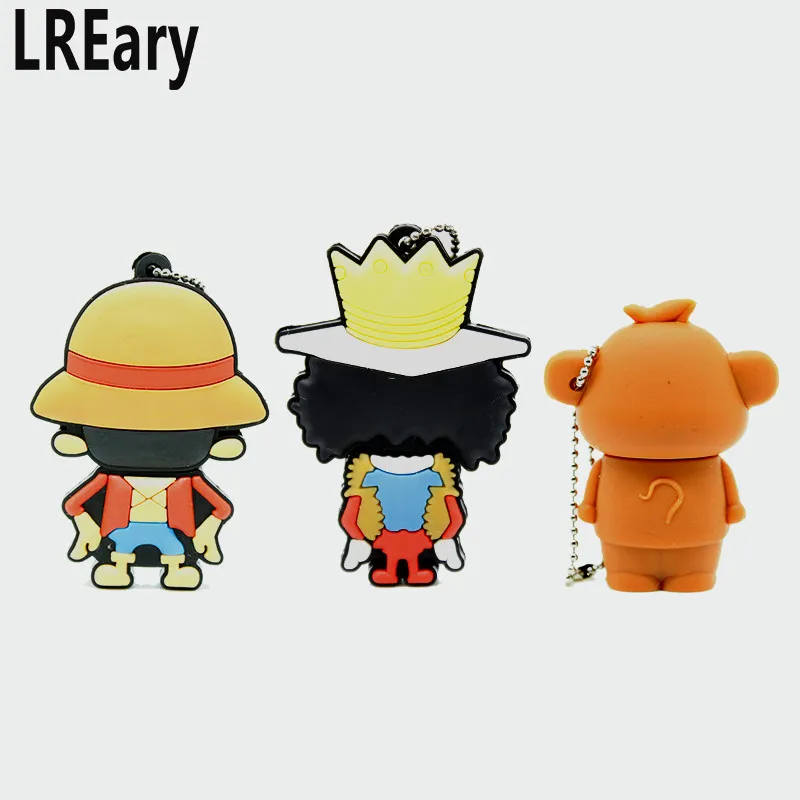 Mini Lovely monkey флеш диск usb 2 0 U disk Luffy Brook 4g 8g pendrive 16g 32g карта памяти с