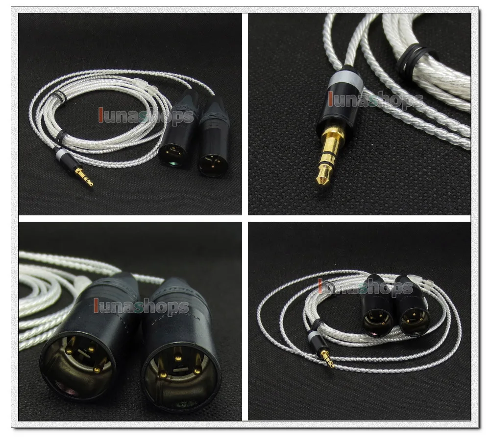 

Male 3 Pins XLR Headphone 2m Cable For philips Fidelio X1 UE6000 UE9000 Sony MDR-1R LN004721