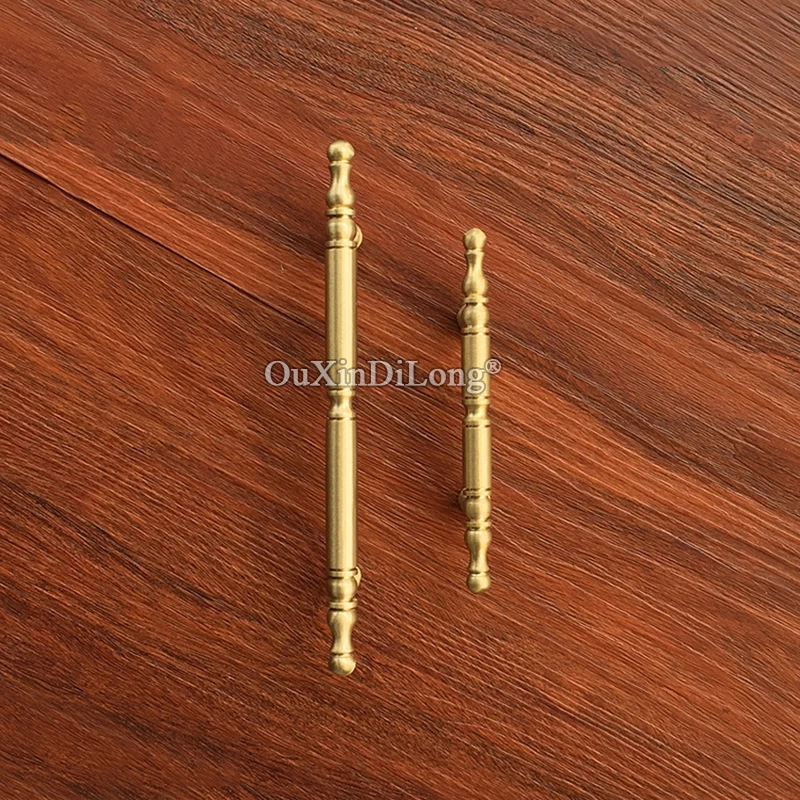 Ретро Винтаж 1 шт. европейские антикварные латунные кухонные дверные ручки шкаф