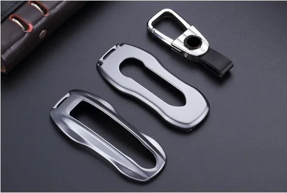 Автомобильный Алюминиевый сплав пульт дистанционного управления Smart Key Cover Fob чехол для ключей для porsche Cayenne Macan panamera автомобильные чехлы для автомобиля-Стайлинг