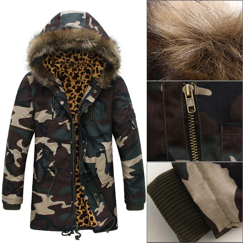 Parkas 2018 New Winter Camouflage Loose Coat Thicken In Warm Military Clothes Waterproof Snow Jackets Casual 2xl Free shipping | Мужская