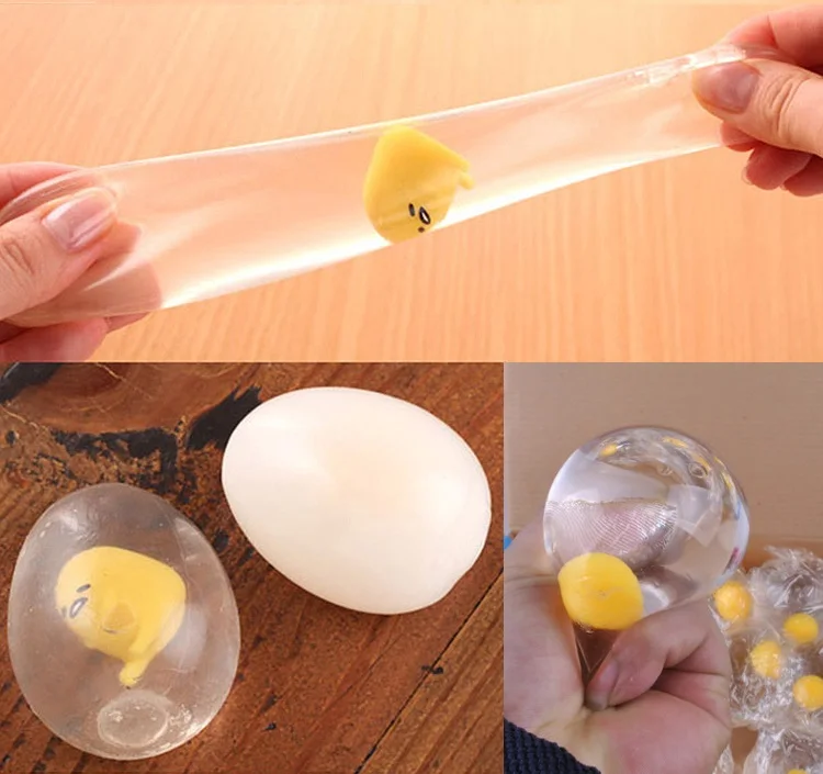Хит продаж прозрачные яйца антистрессовые игрушки Небьющийся водяной шар