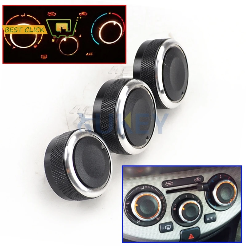 

Heater Climate Control Switch Knob For Nissan Y12 NV150 AD Van Wingroad Mazda Familia Mitsubishi Lancer Cargo Mitsuoka Viewt