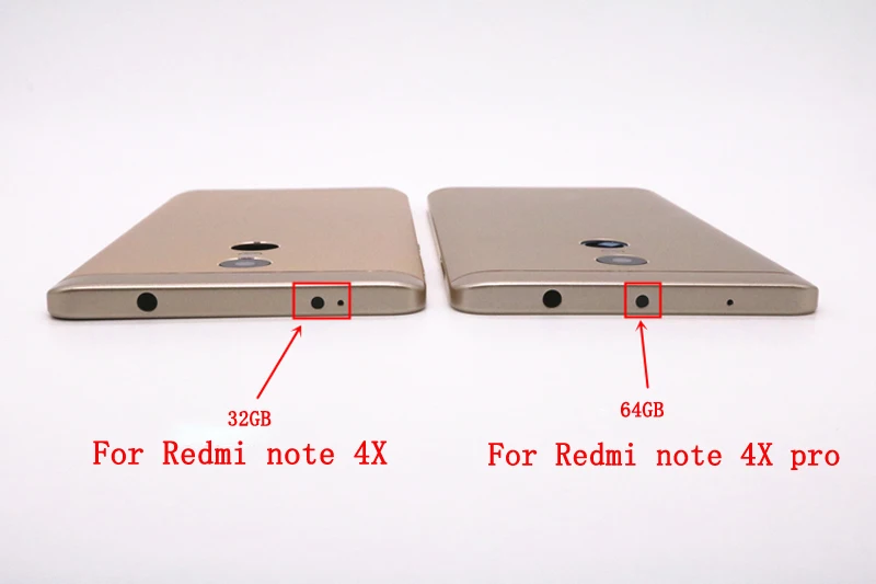 Чехол для задней крышки батарейного отсека, чехол для Xiaomi Redmi note 4X32 GB 16GB 5,5 дюймов, версия note 4x Pro 64GB с логотипом