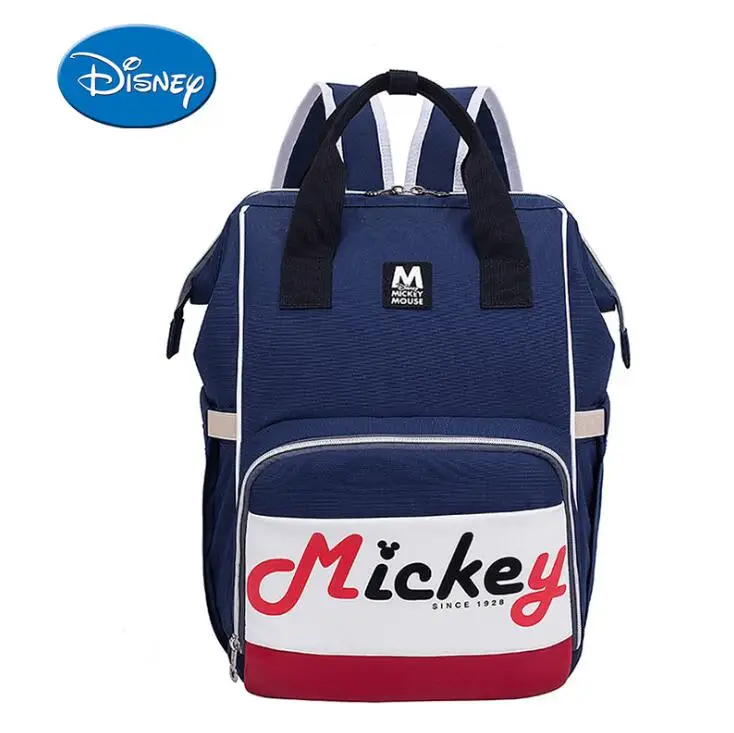 Сумка для подгузников disney, рюкзак, сумки, Минни, Микки, большая емкость, для путешествий, Оксфорд, для кормления, уход за ребенком, модная мумия, сумка для подгузников - Цвет: O