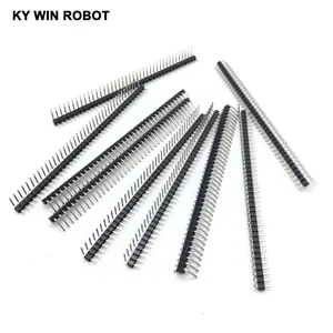 10 шт., 40-контактный Однорядный Штекерный разъем 2,54 мм