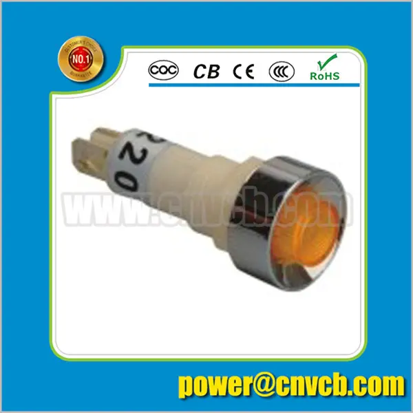 ZS58 желтая кнопка диаметр M10 сигнальный Световой индикатор|pilot light|indicator lightindicator pilot