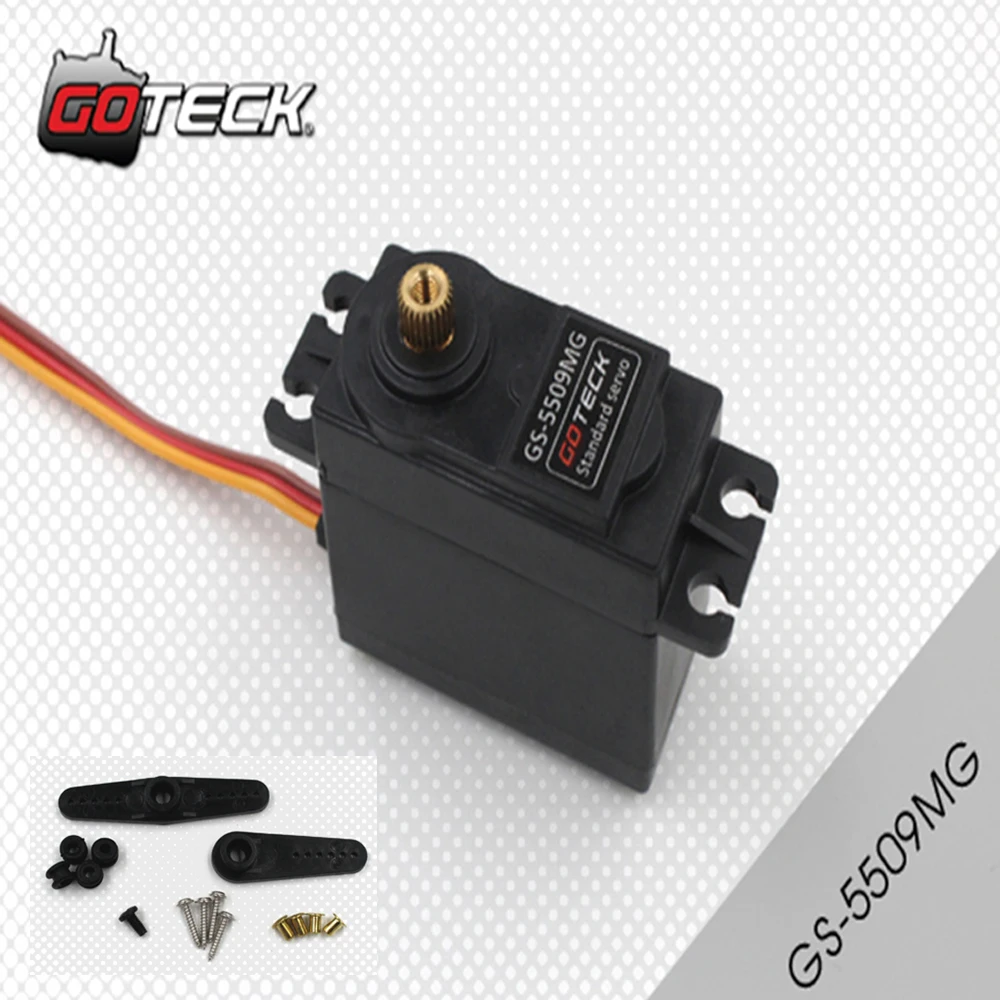 GOTECK GS-5509MG 9 кг высокий крутящий момент дроссельной заслонки руля RC сервопривод