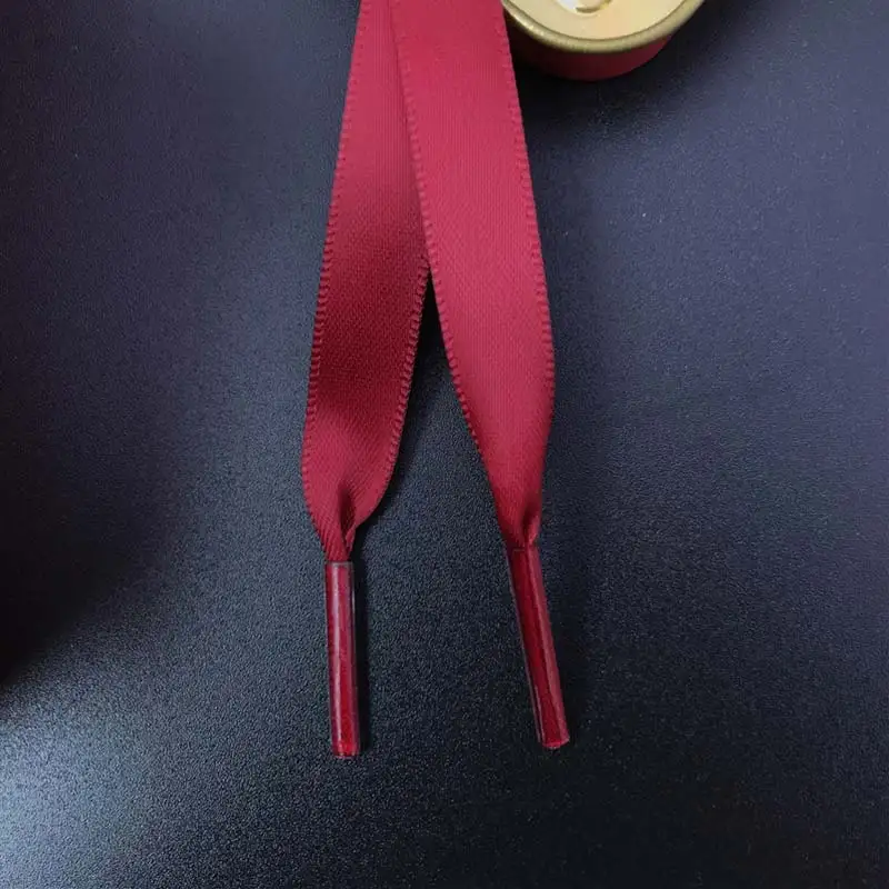 Crimson Высокое качество Популярные шнурки 60/80/100/120/150 см 1 см Ширина детской спортивной 1 пара сатин кроссовки Лидер продаж шелковой лентой для взрослых - Цвет: Crimson