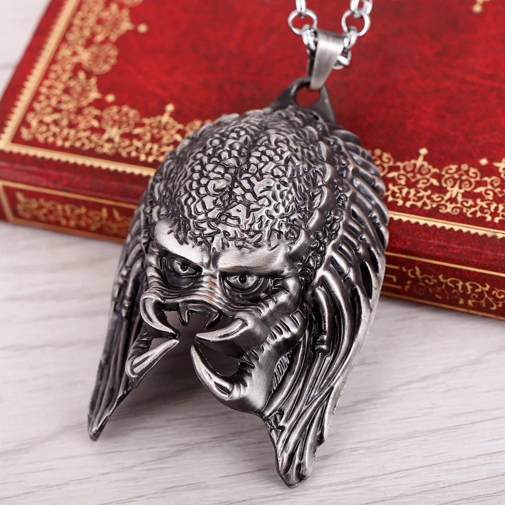 Мужское ожерелье с подвеской маской чокер для Хэллоуина|alien necklace|pendant necklacegifts for men