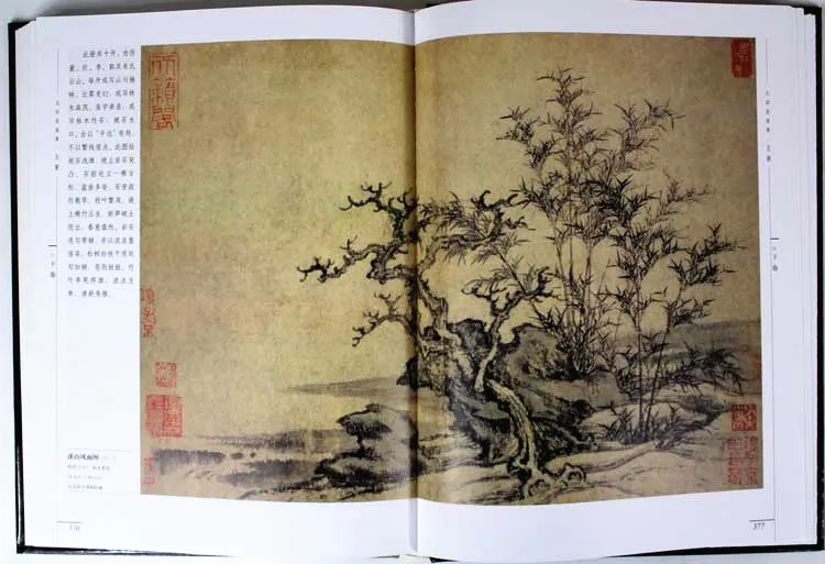 Китайский известный художник известные картины пейзаж живопись Huang Wu Zhen Ni Zan Wang