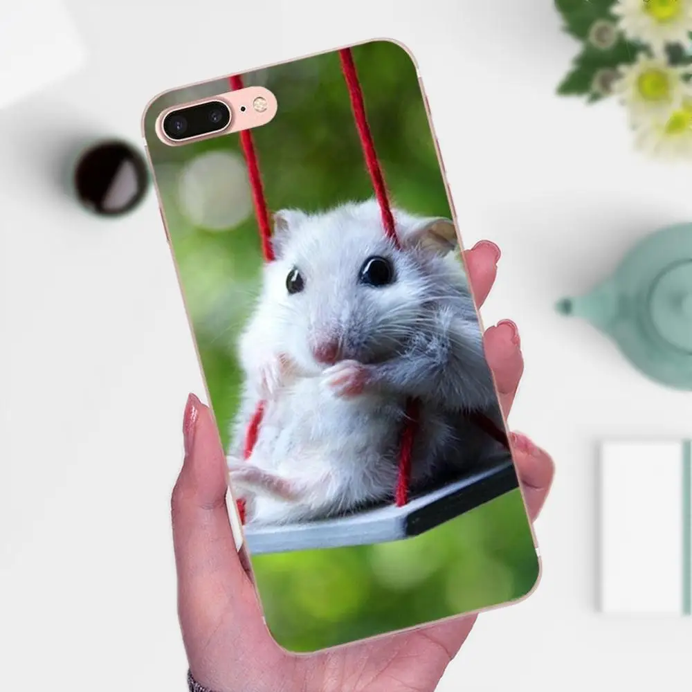 Для Xiaomi Mi3 Mi4 Mi4C Mi4i Mi5 Mi 5S 5X 6 6X 8 SE A1 Max Mix 2 Note 3 4 TPU печать милое животное хомяк|Бамперы|