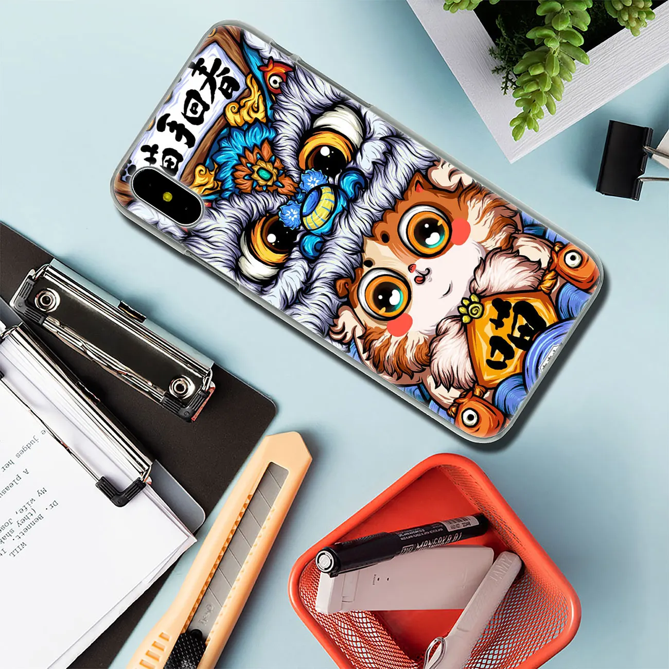 Твердый чехол для телефона Lavaza Cta pig Rabbit в китайском стиле iPhone XR X XS 11 Pro Max 10 7 8 6S 5 5S SE