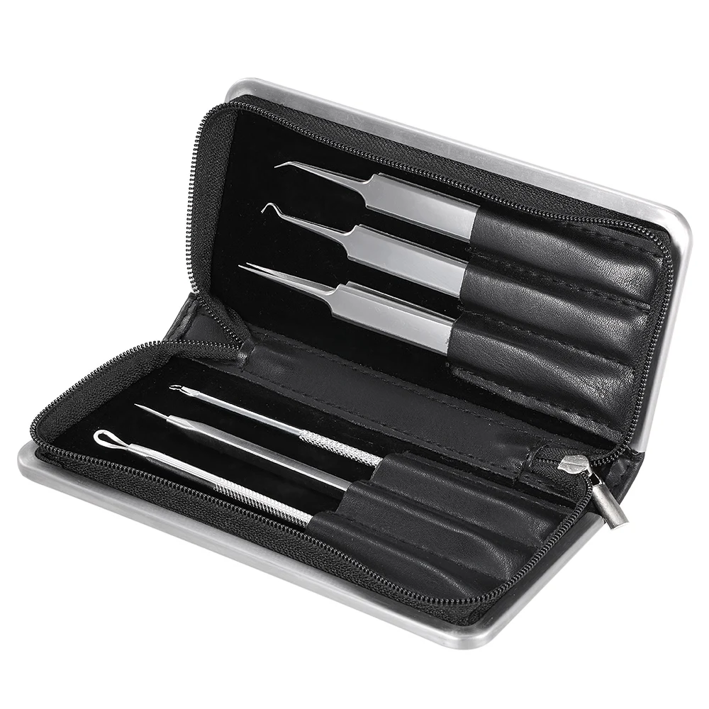 6 шт. пинцет для удаления чёрных точек|extractor comedon|extractor cleanerextractor remover |