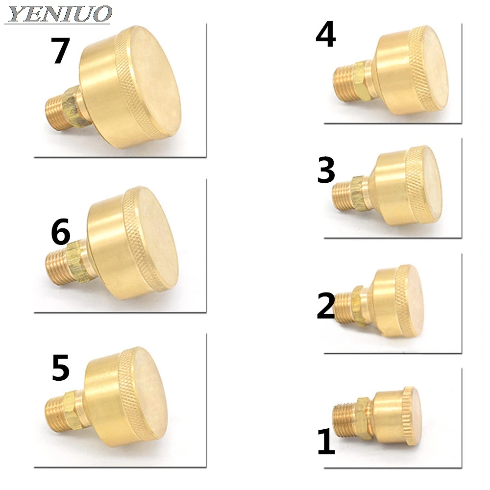 Латунная крышка с винтом для масляных чашек и маслосборников HID & Miss Gas паровой