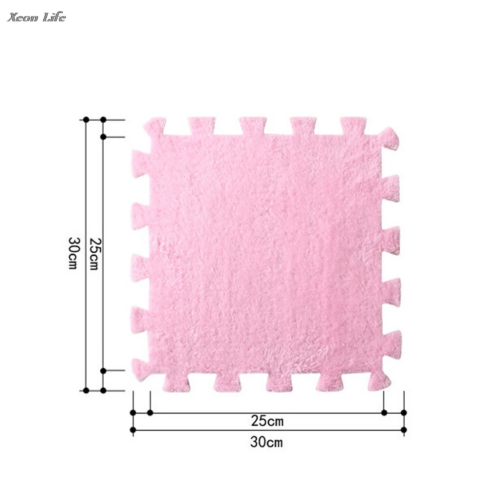 30*30 см Детский мягкий лоскутный ковер соединяющийся Детская мозаика гостиная