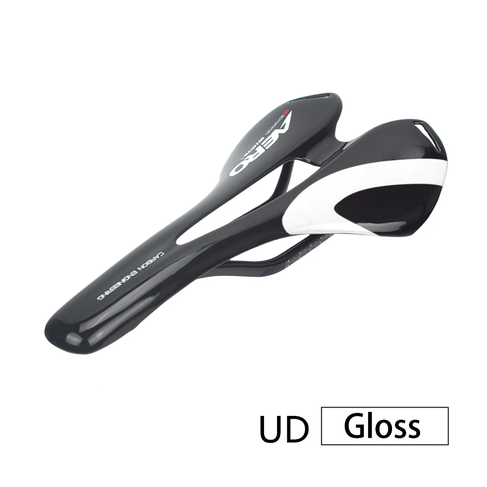white gloss UD Красочный Ullicyc топ-уровень горный велосипед полный карбоновое седло шоссейное велосипедное седло MTB переднее Селла силлин сиденье Matround ZD136 - Цвет: white gloss UD