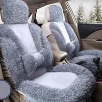 frontback plush winter car seat cover set for most cars model automobiles seat covers car seats protector auto interior