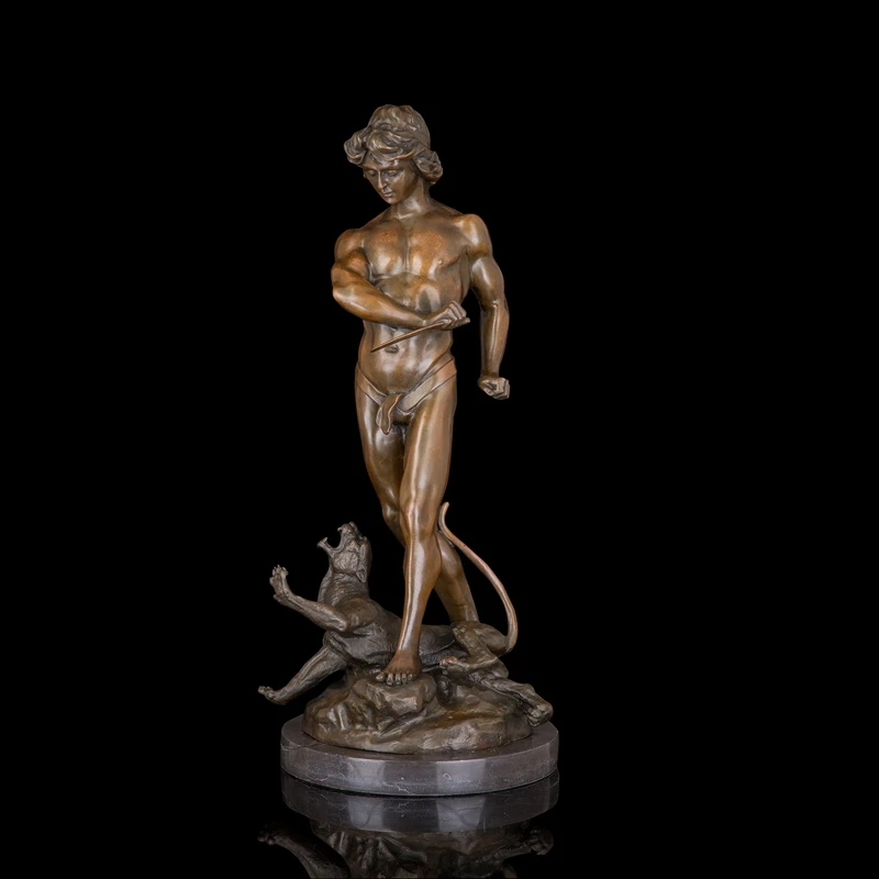 Искусство ремесла медь Европейский характер скульптура бытовой мягкий наряд