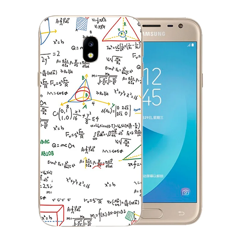 Luxury Flexible For Coque Samsung J3 2017 Phone Cases Silicone J330F Soft Printed 3D Colorful Pattern Europe Version Back Cover |