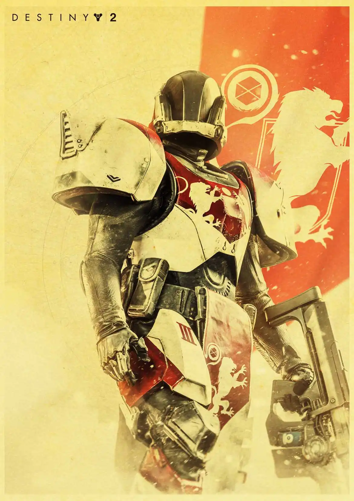 Игровой постер Destiny 2 настенная живопись настенное искусство для домашнего