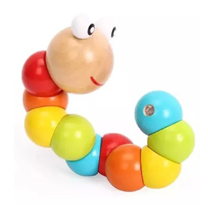 FoPcc обучающее образование разноцветный магический скручивание насекомых