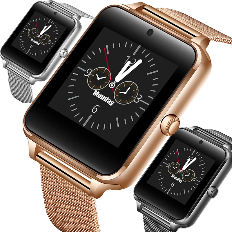 Умные часы с слотом для sim карты TF поддержкой Bluetooth Android Phone умные мужские цифровые