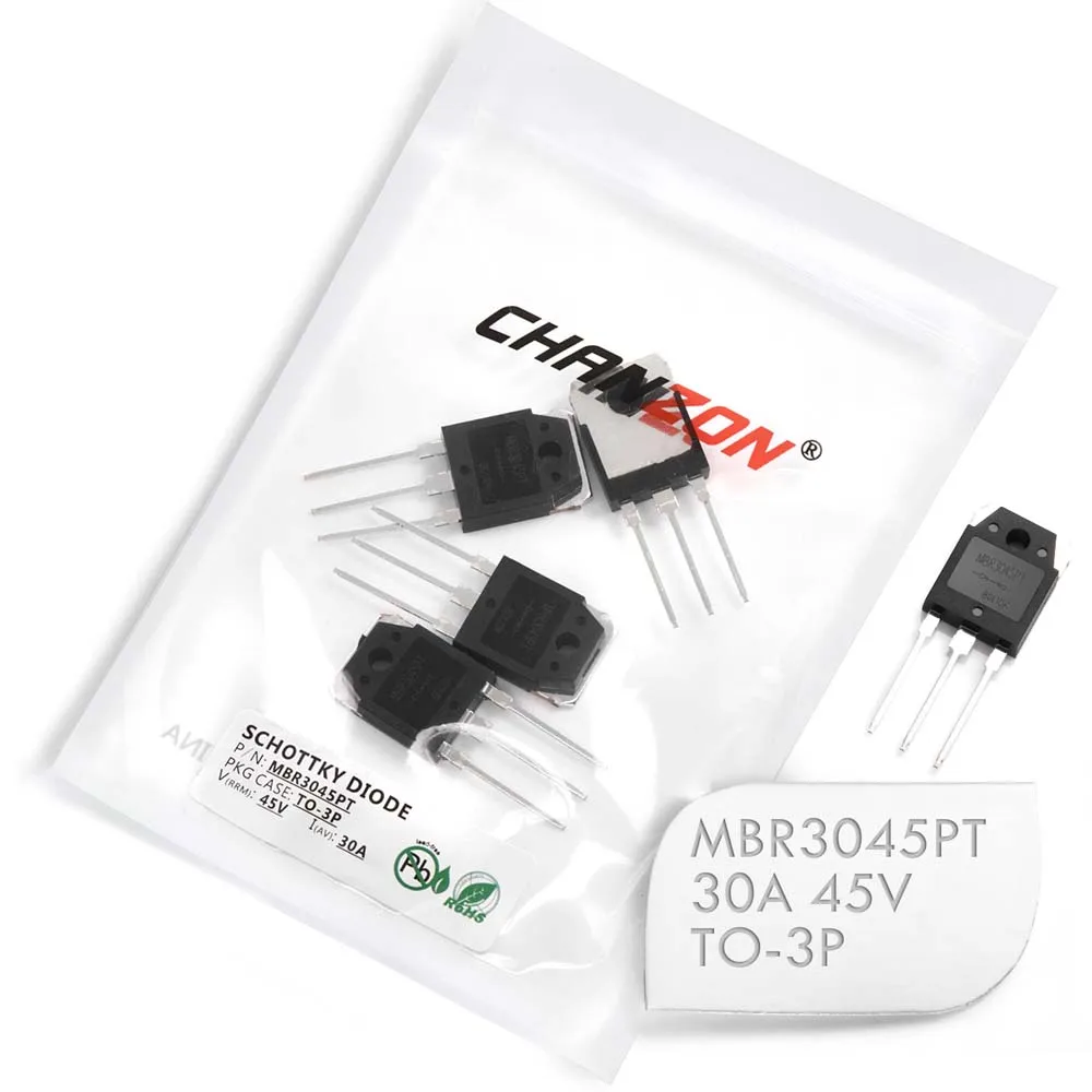 (5 шт.) MBR3045PT Schottky барьер выпрямитель диоды 30A 45 в TO 3P (TO 247AD) 30 Ампер вольт MBR3045 PT|rectifier
