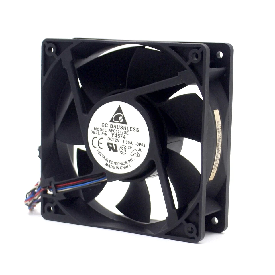 Delta AFC1212DE 12038 12 см 120 мм DC 12 В 1.6A ШИМ шариковый вентилятор термостат инвертор Сервер вентилятор охлаждения