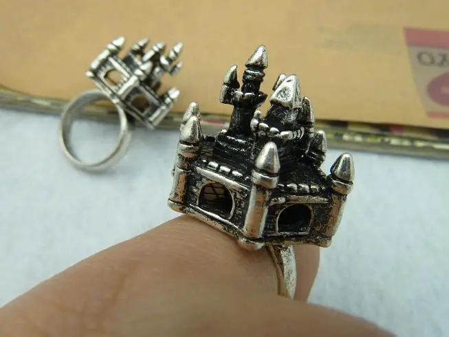 

Diy accessories vintage antique silver ring c2699 17mm
