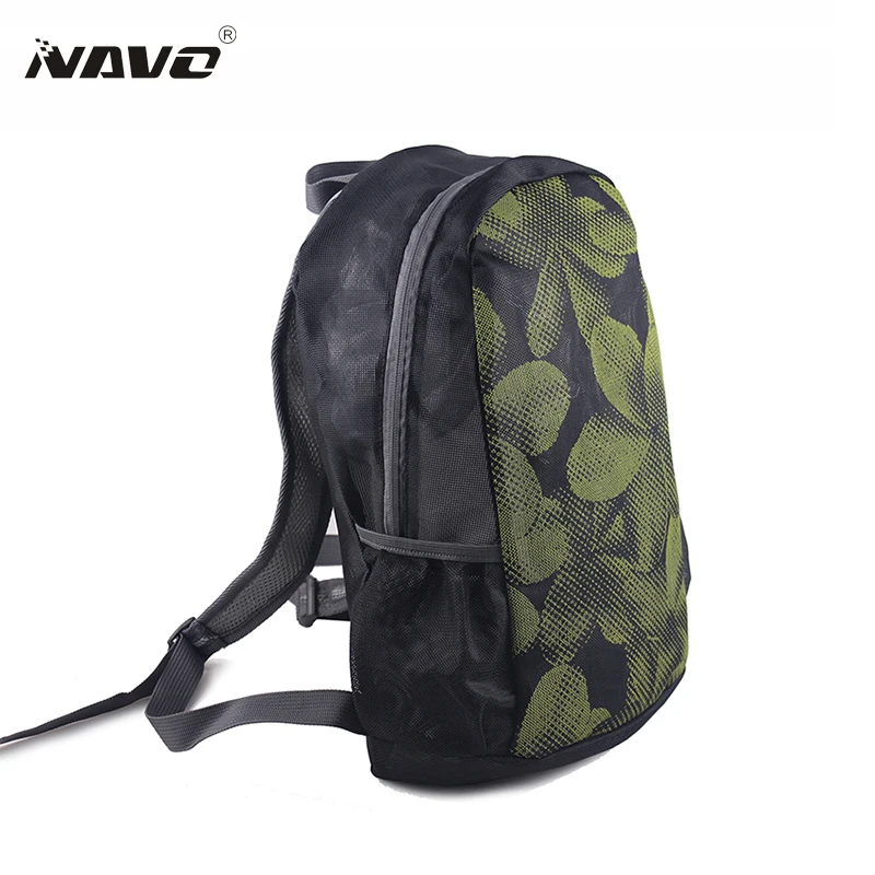 NAVO сетчатый рюкзак дышащая молния дорожные рюкзаки прозрачный школьный