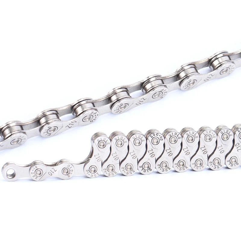 

High Quality Compatibility Bike Chain 6-7-8 Speed 9/10 speed Stainless Steel 116 Link Mountain Road Bicycle Full Plating Chain