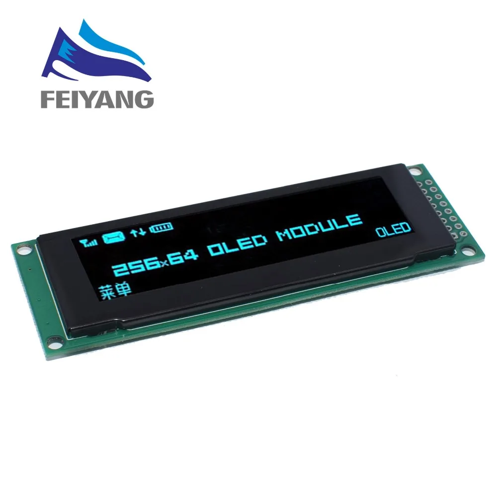 OLED дисплей 2," 256*64 25664 точек Графический ЖК-модуль дисплей экран LCM SSD1322 контроллер Поддержка SPI