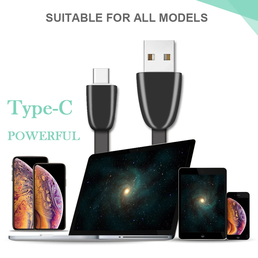 WST кабель для быстрой зарядки USB Type C Samsung Galaxy S9 S8 Шнур зарядное устройство Тип Huawei