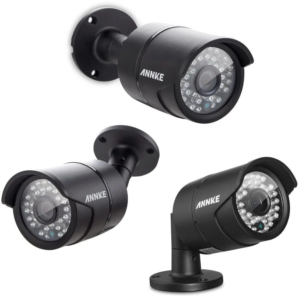 ANNKE 8CH Email Alert Surveillance Kits 1080P AHD DVR 8PCS 2.0MP 3000TVL IR Night Vision Security Camera Video CCTV System | Безопасность