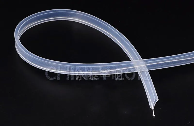 5 м/10 м длина 10 мм/12 мм силиконовая трубка IP67 для SMD 5050 3528 3014 5630 ws2801 ws2811 ws2812b Водонепроницаемый светодиодный светильник