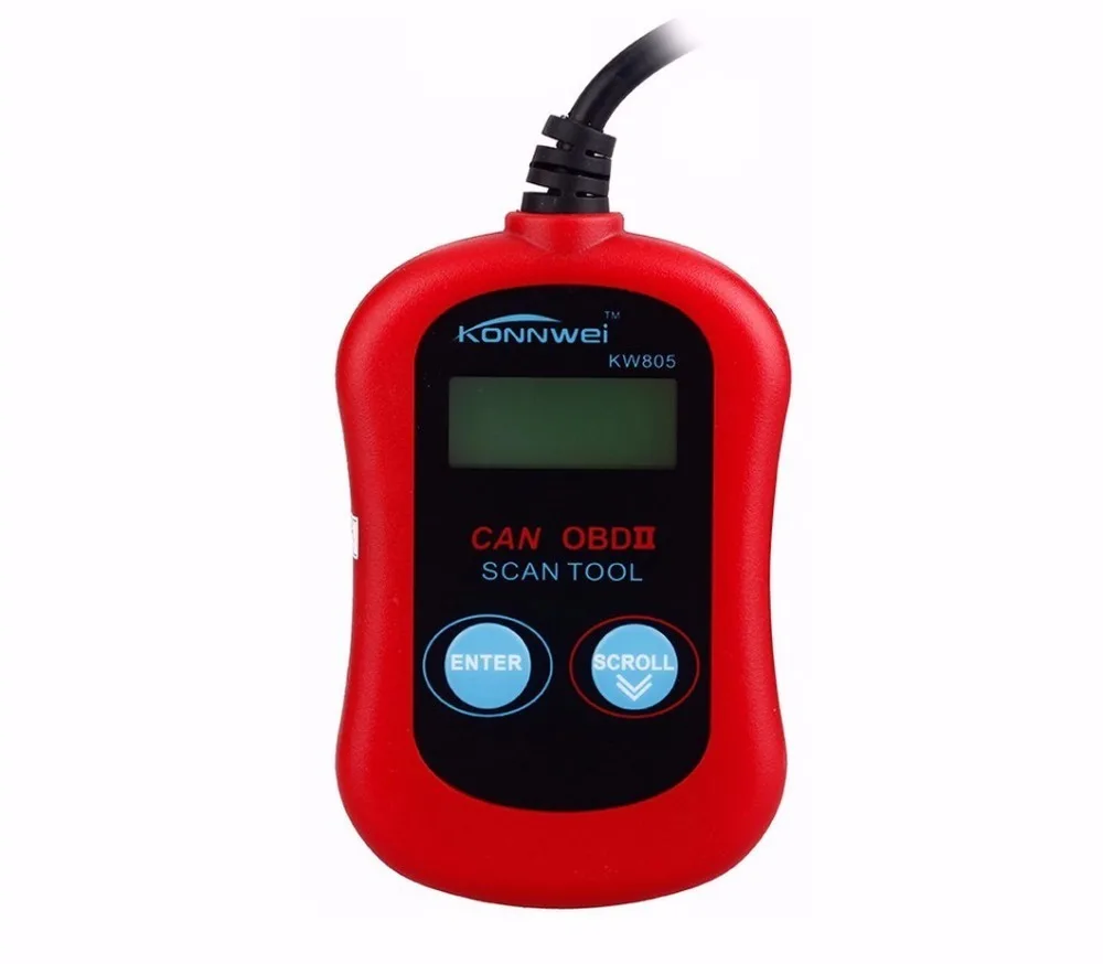 KONNWEI KW805 автомобильный считыватель кодов CAN BUS OBD2 OBDII диагностический инструмент