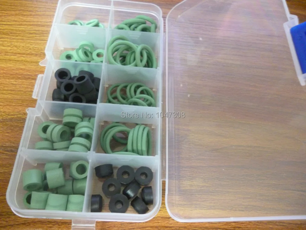 Набор 10 размеры R134A ассортимент автомобилей Кондиционер резиновое кольцо