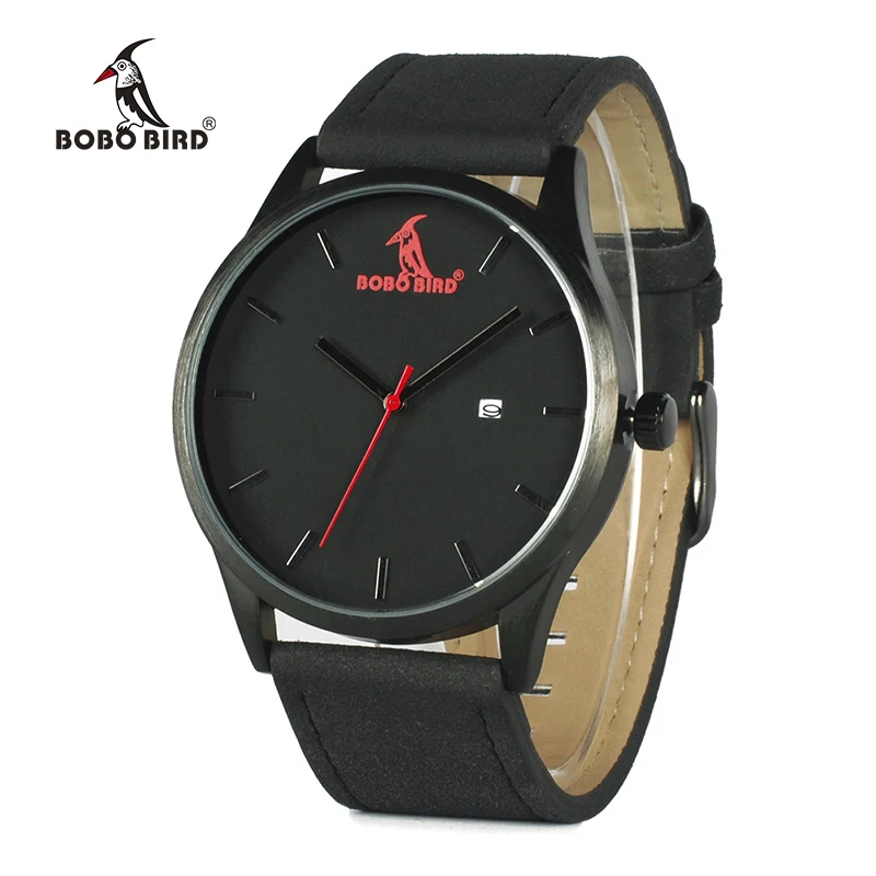 Бобо птица WG15 Ретро Круглый наручные часы мужские Часы лучший бренд класса люкс с