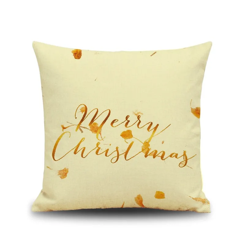 Рождественские украшения для дома декоративная наволочка дивана чехол подушки
