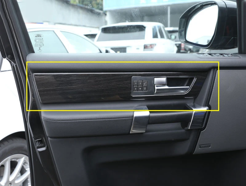 Для Land Rover Discovery 4 LR4 интерьерная дверная ручка панель Крышка отделка ABS черное