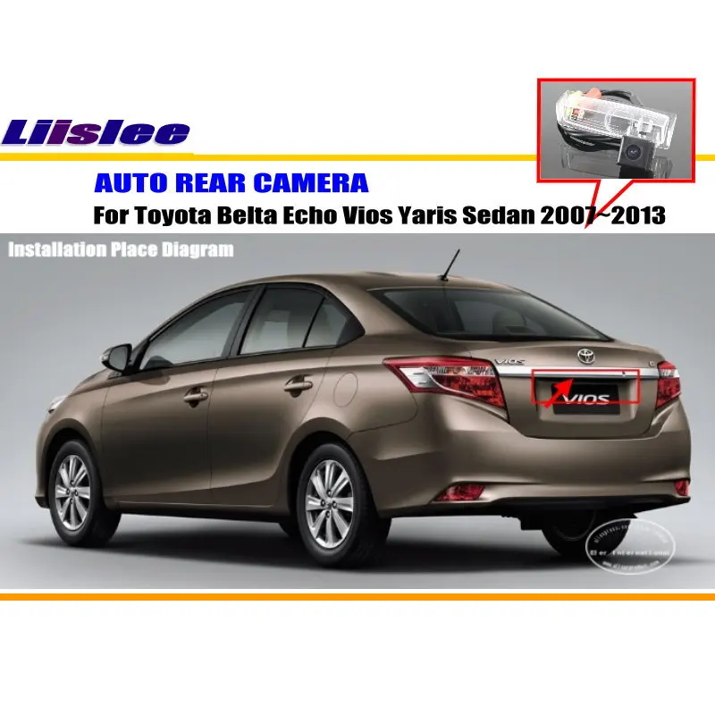 Камера заднего вида для Toyota Belta Echo Vios Yaris Sedan 2007 ~ 2013/камера автомобиля/лампа