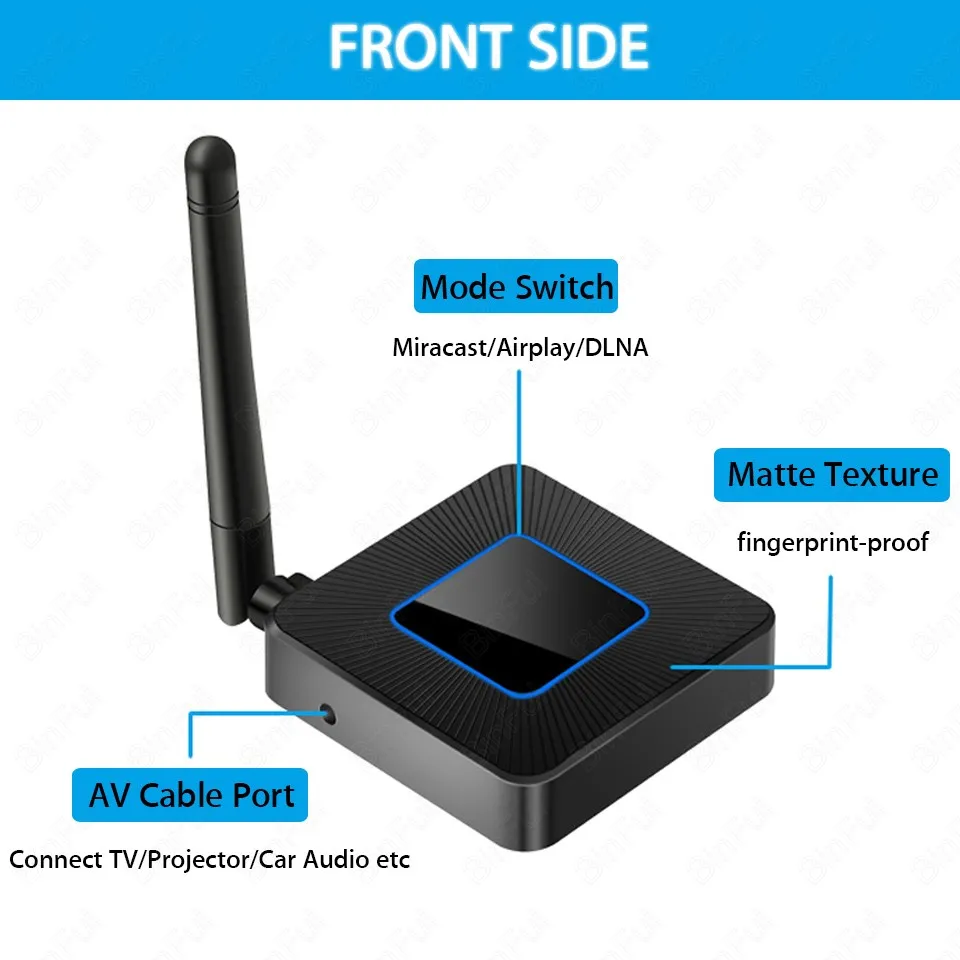 MHL беспроводной HDMI приемник Wifi Дисплей Dongle адаптер для Iphone Android Micro USB Type C