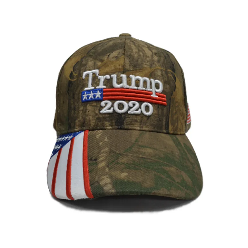 3 Geebro Make America Great Again Embroidery USA Flag Donald Trump Hat Cotton Baseball cap Outdoor Camouflage Military cap - Цвет: 3