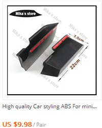 ABS материал для Mini Cooper R60 F55 F56 Автомобильная Заборная решетка воздухозаборник противотуманная фара украшение наклейка Рамка аксессуары для земляков
