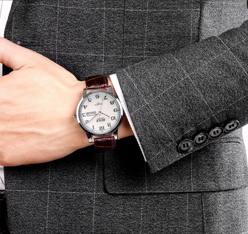 Топ люксовый бренд мужские's часы Дата День нержавеющая сталь Relojes светящиеся часы мужские повседневные кварцевые часы спортивные наручные часы
