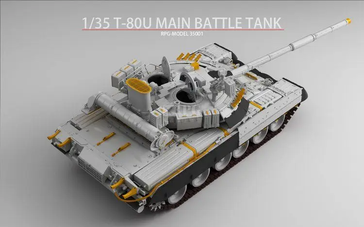 Набор для сборки пластиковых моделей RPG модель 35001 1/35 масштаб T-80U