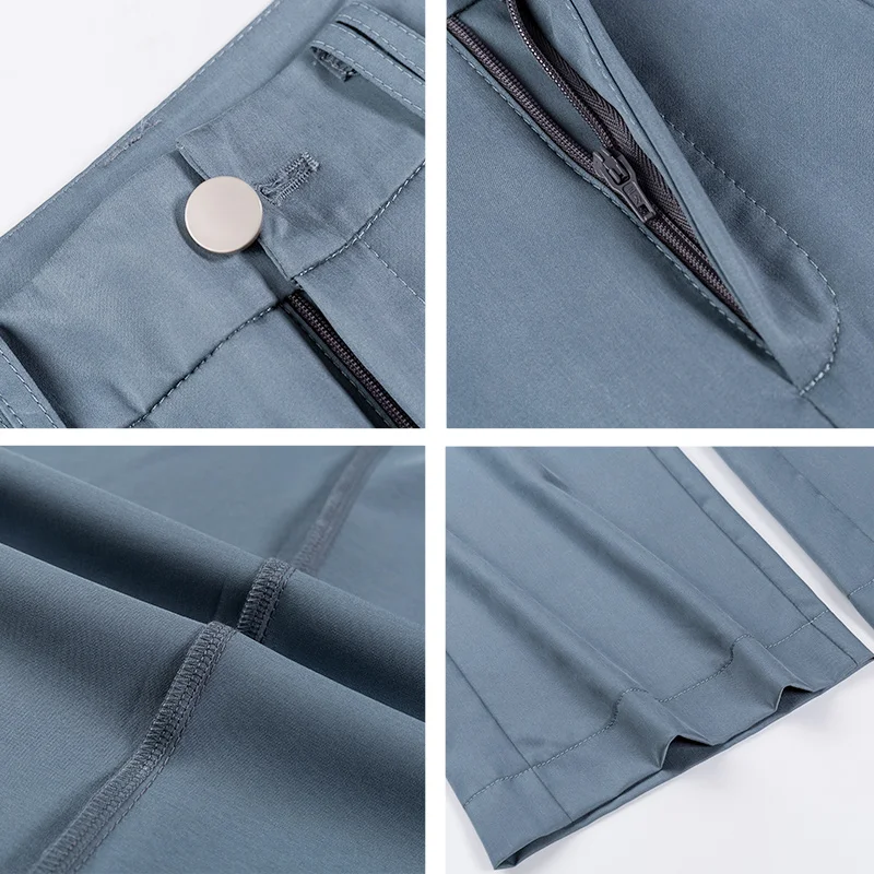 Cyan Microfiber Women Wide Leg Pants 2019 High Waist Zipper Fly Solid Straight Ladies Trousers best 4XL 5XL 6XL Summer | Женская одежда