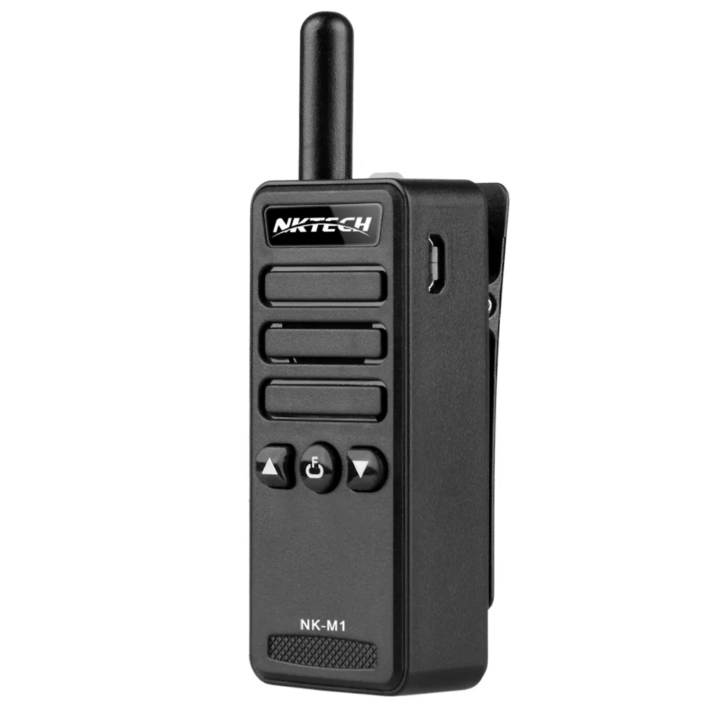 Nktech Двухканальные рации двухстороннее Радио nk-m1 UHF 400-470 мГц 49 г мини Портативный Pro